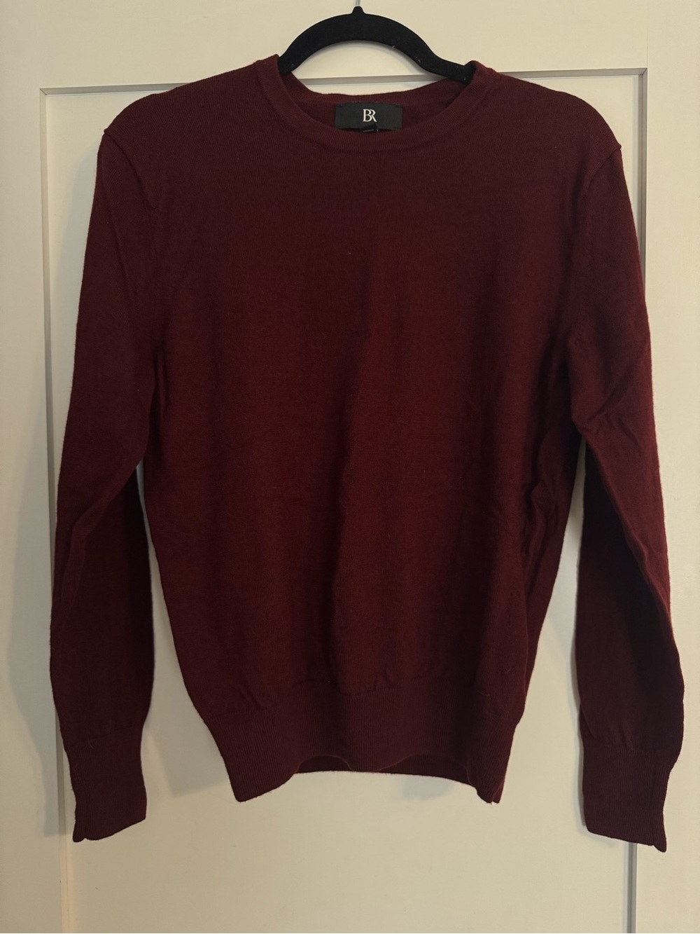 Banana Republic Men's Crewneck Sweater in Burgundy
